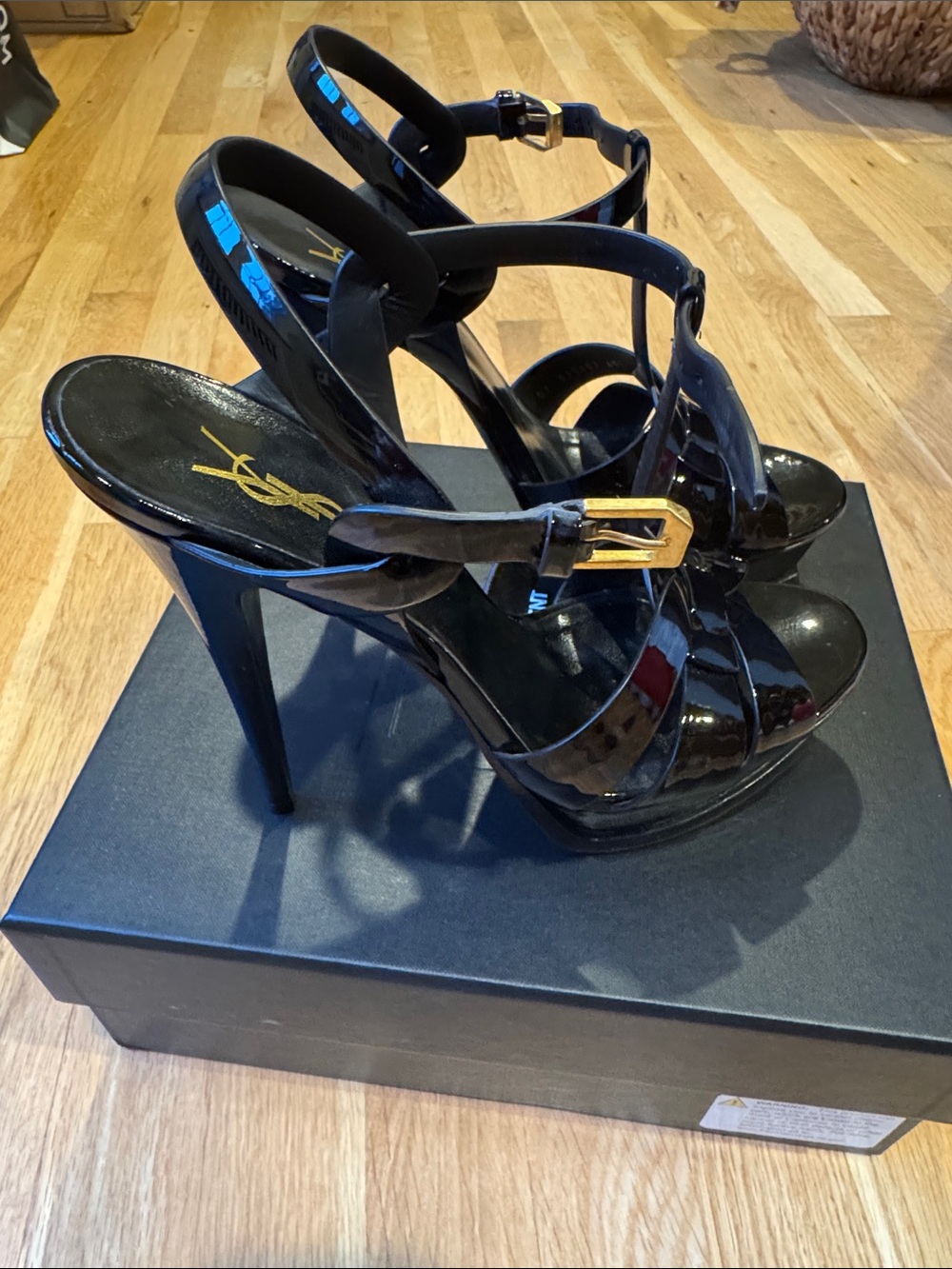Saint Laurent Tribute Platform Heels
